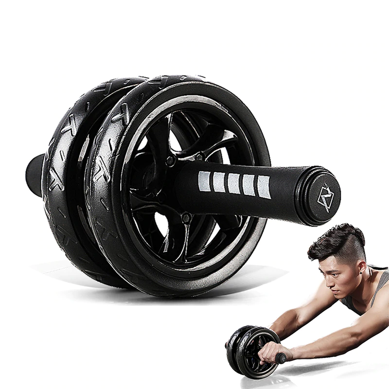 Double Wheel Ab Roller Exerciser